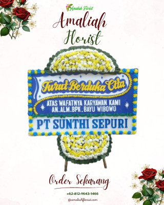 Papan Bunga Duka di Silou Kahean