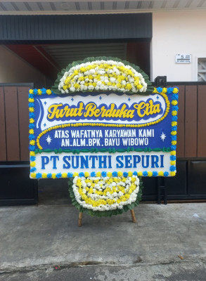 Papan Bunga Duka di Silou Kahean